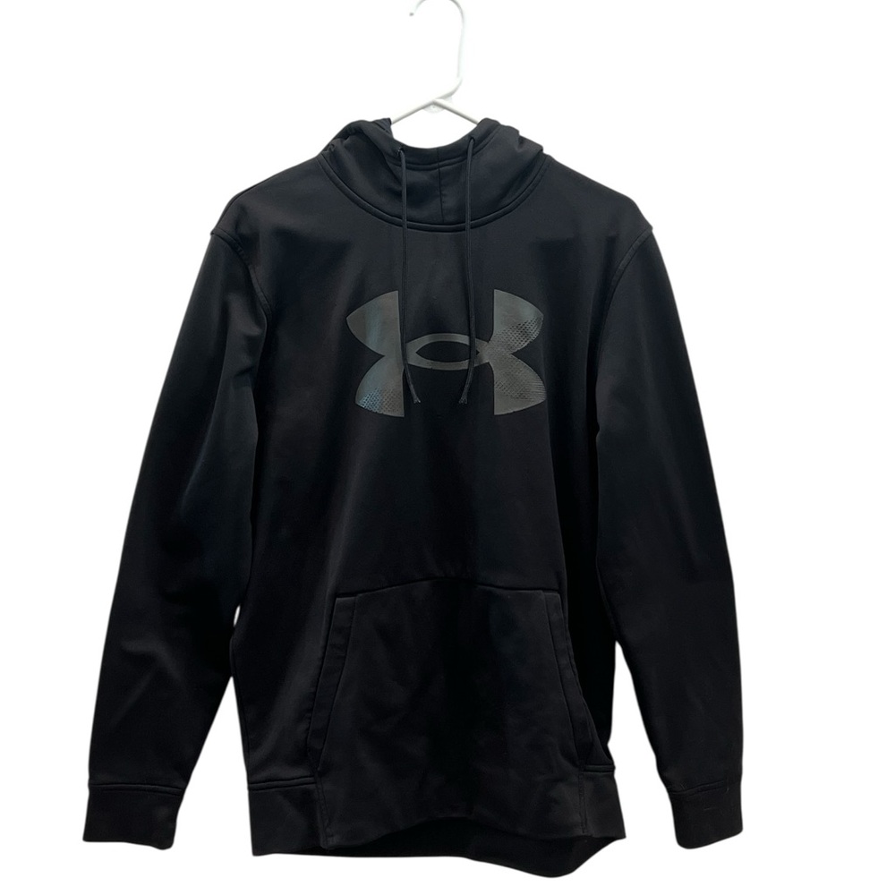Unisex Under Armour Black Pullover with Logo Size Medium